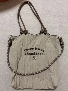 タイムセール✴︎しまむらchocoさん✴︎トートバッグ ロープハンドル