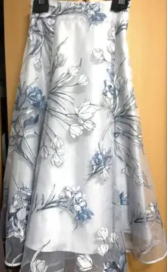 マイストラーダ　ボタニカルオパールスカート　フラワー　Mystrada