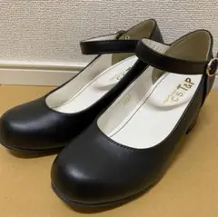 太ヒール パンプス