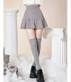 Darich ダーリッチ ケーブルニットミニスカート