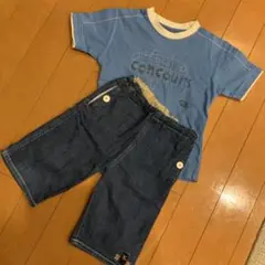 美品★ダブルＢのジーンズズボン120とおまけＴシャツ