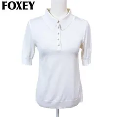 FOXEY フォクシー　ポロシャツ B (目立った傷や汚れなし)】FOXEY NEW YORK COLLECTION フォクシー