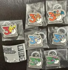 【即日配送】ポケモン 30周年 メタルチャームマスコット コンプリート