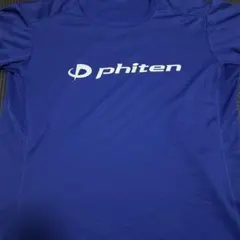 バレーボール Phiten ブルー シャツ