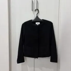 CARINE ROITFELD ノーカラージャケット S ブラック★UNIQLO