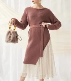 美品✨️MERCURYDUO マーキュリーデュオ ドッキングスリットワンピース