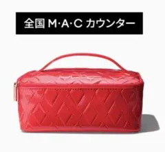MAC バニティポーチ　赤　クリスマスホリデー