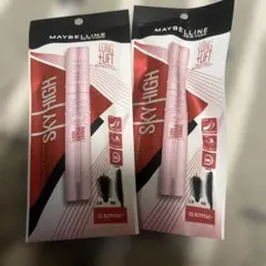 MAYBELLINEメイベリンのスカイハイ マスカラ 03 あさやけルビー　２個のサムネイル