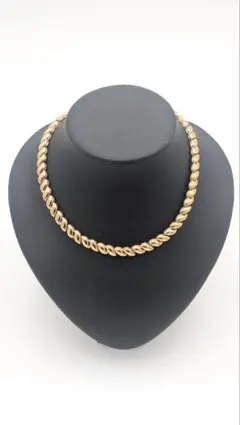 【TRIFARI】トリファリヴィンテージ ゴールドカラー ネックレス 約35cm