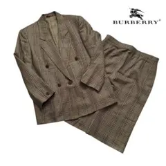 バーバリーズ ヴィンテージ スカートスーツ 11号