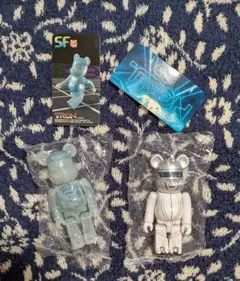 【シリーズ 6 21　TRON・daft punk】ベアブリック　カード付