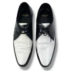 SAINT LAURENT サンローラン バイカラー レザードレスシューズ