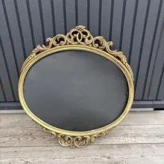 アンティーク壁掛けミラー　アイアンフレーム　【値下げ】23000円→10%off アンティーク壁掛けミラー アイアンフレーム 【値下げ】23000円→10%off