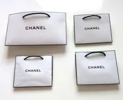 CHANEL コスメショップ袋 4枚セット 中小