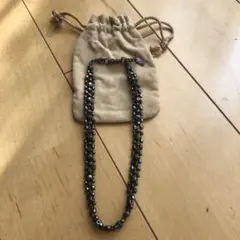 フラジール　ブラックビーズ ネックレス　チョーカー