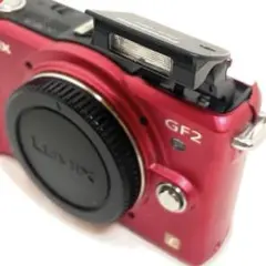 LUMIX GF2 赤 ミラーレスカメラ 読込sdセットつき