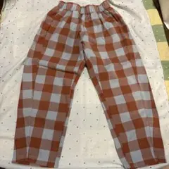 BOBO CHOSES チェック柄ロングパンツ 4-5years