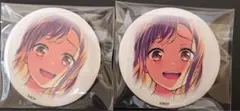 バンドリ 信澤収展 市ヶ谷有咲 Poppin'Party 缶バッジ 2点 - メルカリ