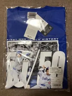 【新品未開封】大谷翔平　ドジャース 50/50クラブ Tシャツ Lサイズ