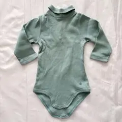 2x 2リブ編みタートルネックボディ PETITBATEAU 6m 67cm