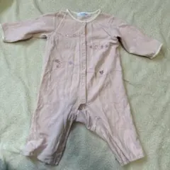 familiar ピンク色ロンパース 70