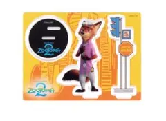 ズートピア2 ハッピーくじ　アクリルスタンドブロック G賞 ニック