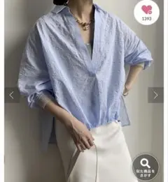 極美品　DOUDOU ドロストスキッパーシャツ　2025SSのサムネイル