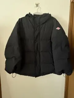 DANTON ダウンジャケット フード付き【ブラック】