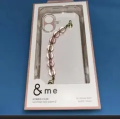 エレコム iPhone 16 ハイブリッドケース　ピンクビーズ(クリア) 742