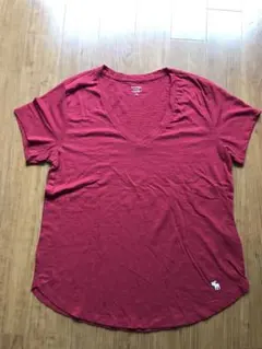 Abercrombie&fitch アバクロ 半袖赤 T シャツ