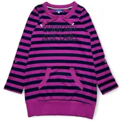 BURBERRY BLUE LABEL 文字ロゴ スウェット ワンピース 38