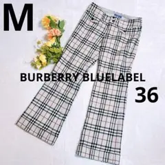 BURBERRYBLUELABEL テーパードパンツ　ノバチェック　美品　M相当