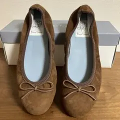 エマ フランシス Emma Francis フラットバレエシューズ （ブラウン）