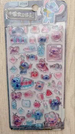 スティッチ　ボンボンドロップシール♡