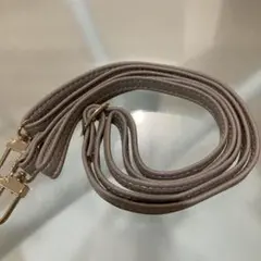 エレガンテ　ダークトープ(グレー ジュ)色　スマホショルダーストラップ新品未使用