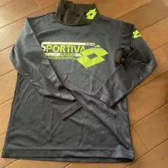 Lotto スポーツウェア 長袖 ハイネック グレー