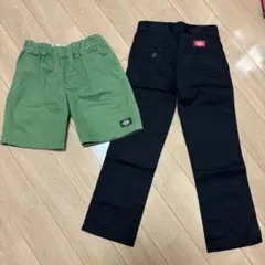 Dickies キッズ ハーフパンツ 長ズボン2点セット