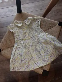 プティマイン　花柄ワンピース