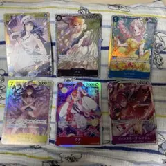 ワンピースカード　sr sec ナミ　ロビン　ロー　ウタ　レイジュ　レベッカ