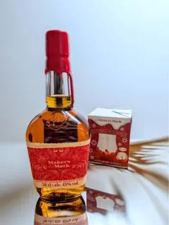 Maker's Mark 限定版ウイスキー ホリデーボトル - メルカリ