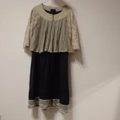 ニットケープ ベージュ