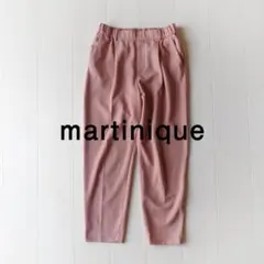 美品 マルティニーク 2万円 センタープレスパンツ テーパードパンツ D522