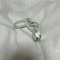 USB-A to Lightning 充電ケーブル ホワイト