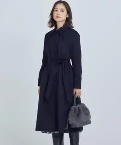 (美品)組曲　ライトトレンチ ステンカラーコート　クミキョク　2