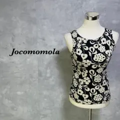 Jocomomola タンクトップ 花柄 ストレッチ モノトーン L 4323のサムネイル