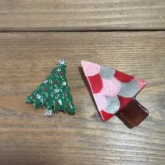 クリスマスツリー ブローチ 2点セットのサムネイル