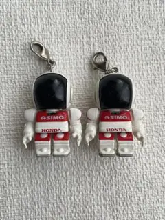 ホンダ　アシモ　ASIMO キーホルダー　2個セット