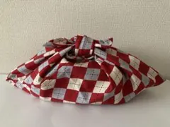 あずま袋（C654）アーガイルチェックお弁当袋内袋ハンドメイドオックス