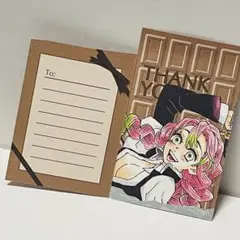 ジャンプショップ 鬼滅の刃 バレンタインフェア 甘露寺蜜璃　バレンタインカード