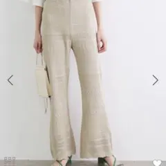 ロペピクニック　透かし編みニットパンツ　新品未使用